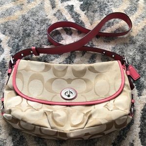 Coach Signature Duffle crossbody shoulder bag